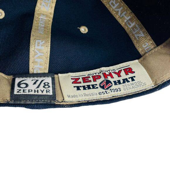 University of Notre Dame 6 7/8 Fighting Irish NCAA Zephyr Hat Retro Cap - Picture 7 of 7